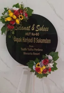 Papan Akrilik Ucapan Ulang Tahun Mustikajaya